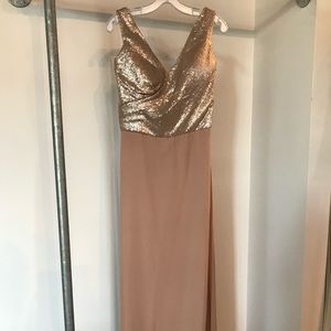 Bari Jay 1680 Sequin Chiffon Gown